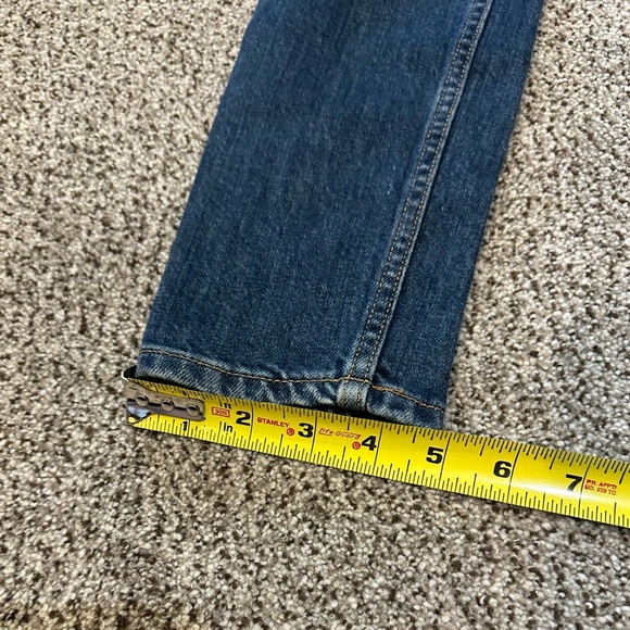 ALICE + OLIVIA AO LA Size 24 Blue Textured Jeans NWT R $295 - Picture 7 of 11